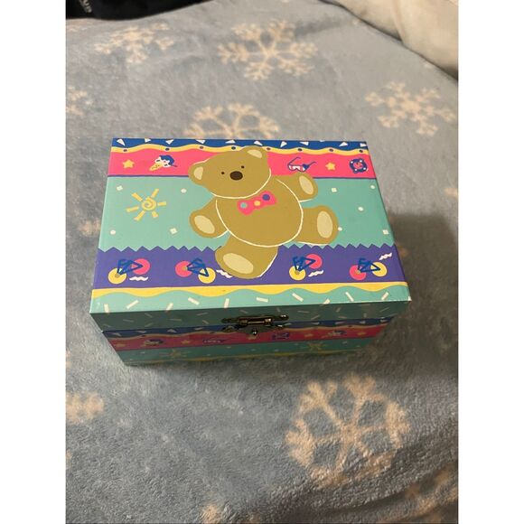 Vintage Sanrio Music Jewelry Box Tweedle Dee Dee Bear - Picture 1 of 10